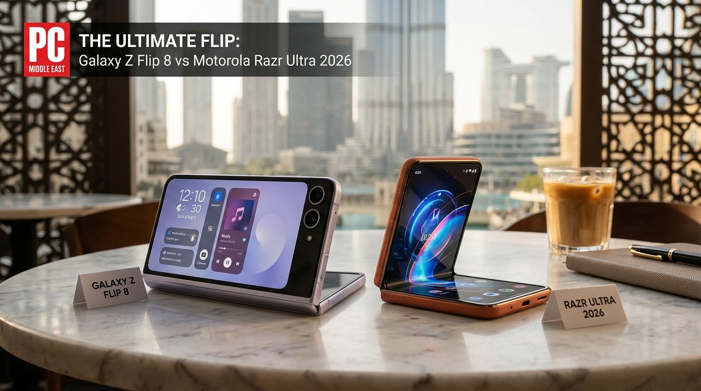 مقارنة Galaxy Z Flip 8 و Motorola Razr Ultra 2026: قمة الهواتف الصدفة