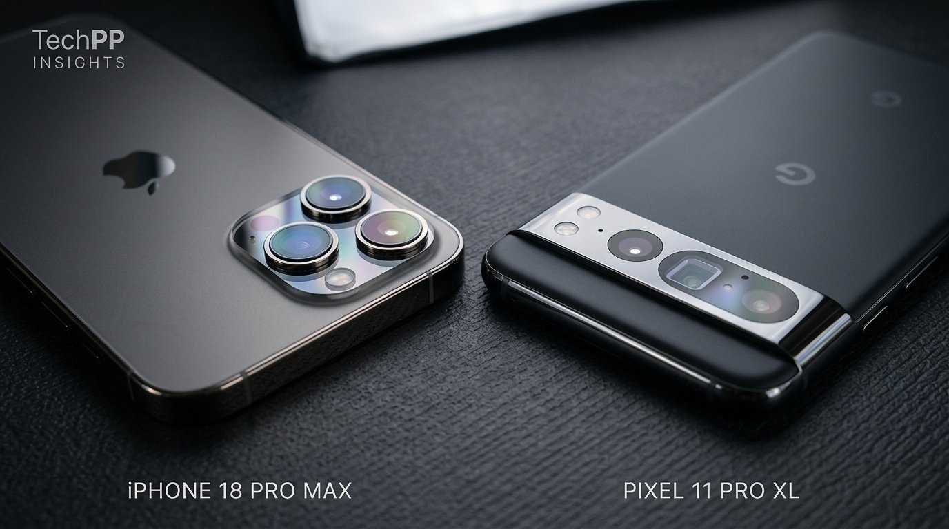مواجهة iPhone 18 Pro Max ضد Pixel 11 Pro XL: قمة الذكاء الاصطناعي