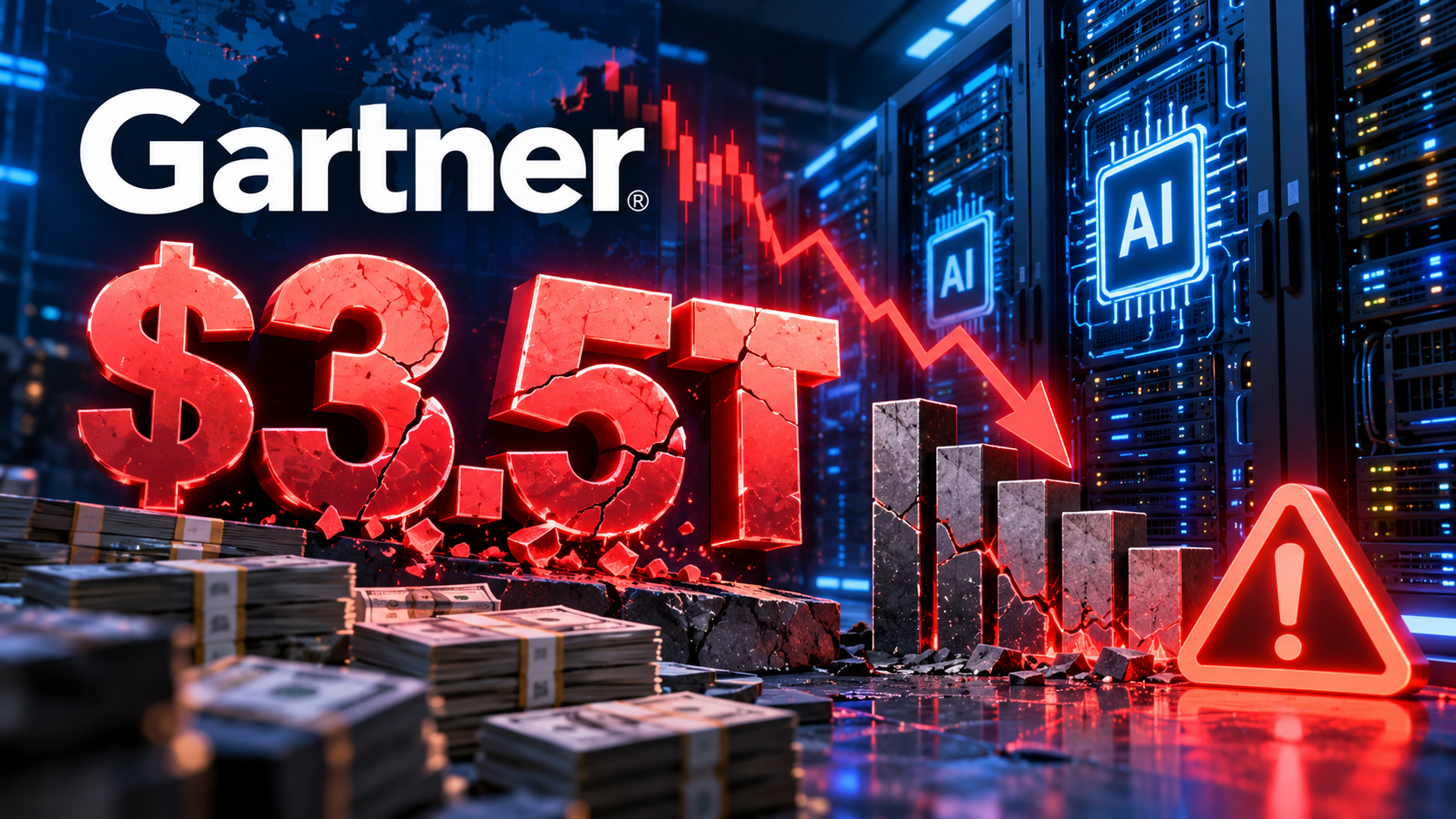 فقاعة الـ 3.5 تريليون دولار: هل تنهار شركات السحابة قريباً؟