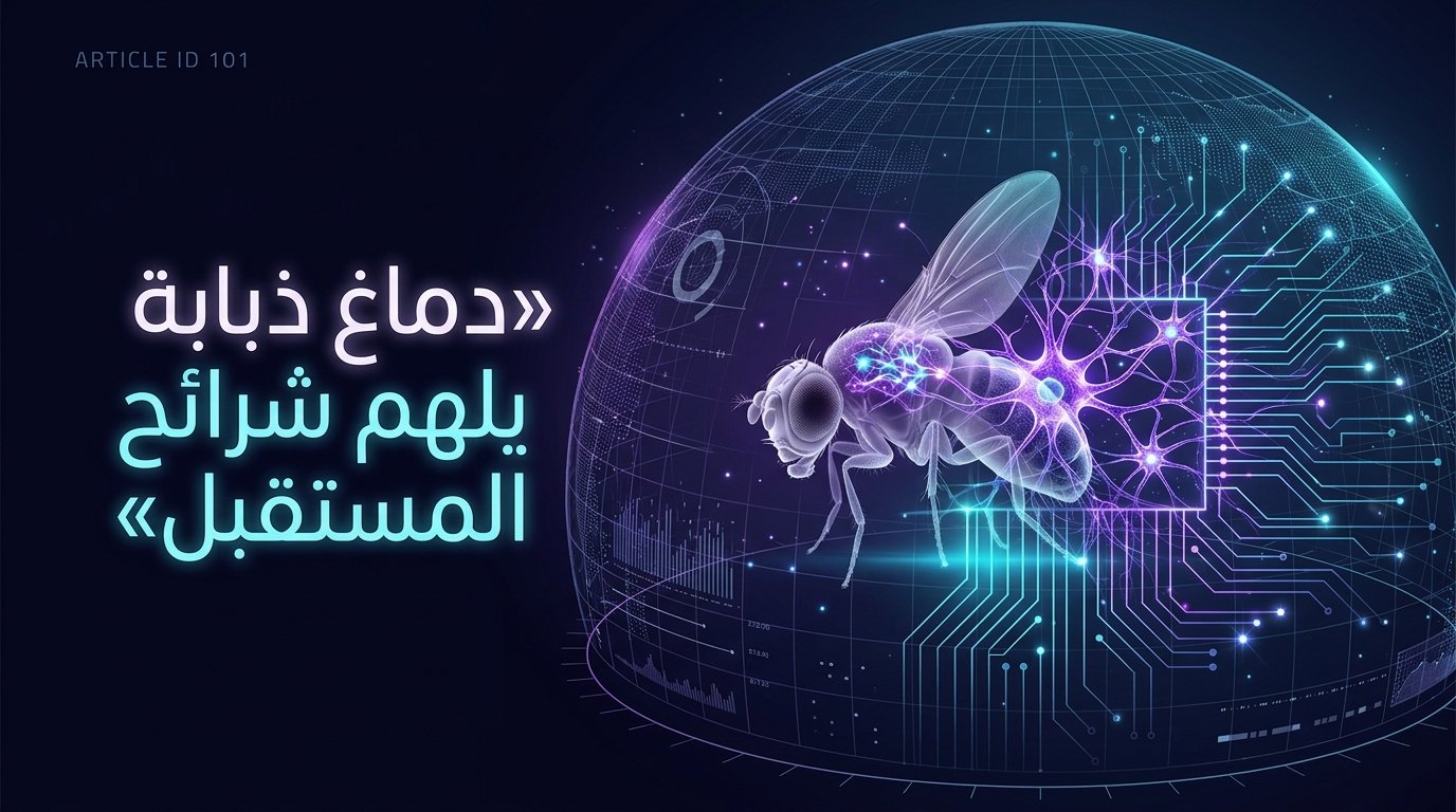 نموذج دماغ ذبابة الفاكهة داخل محاكاة رقمية: كيف يلهم البيولوجيا تصميم شرائح المستقبل؟