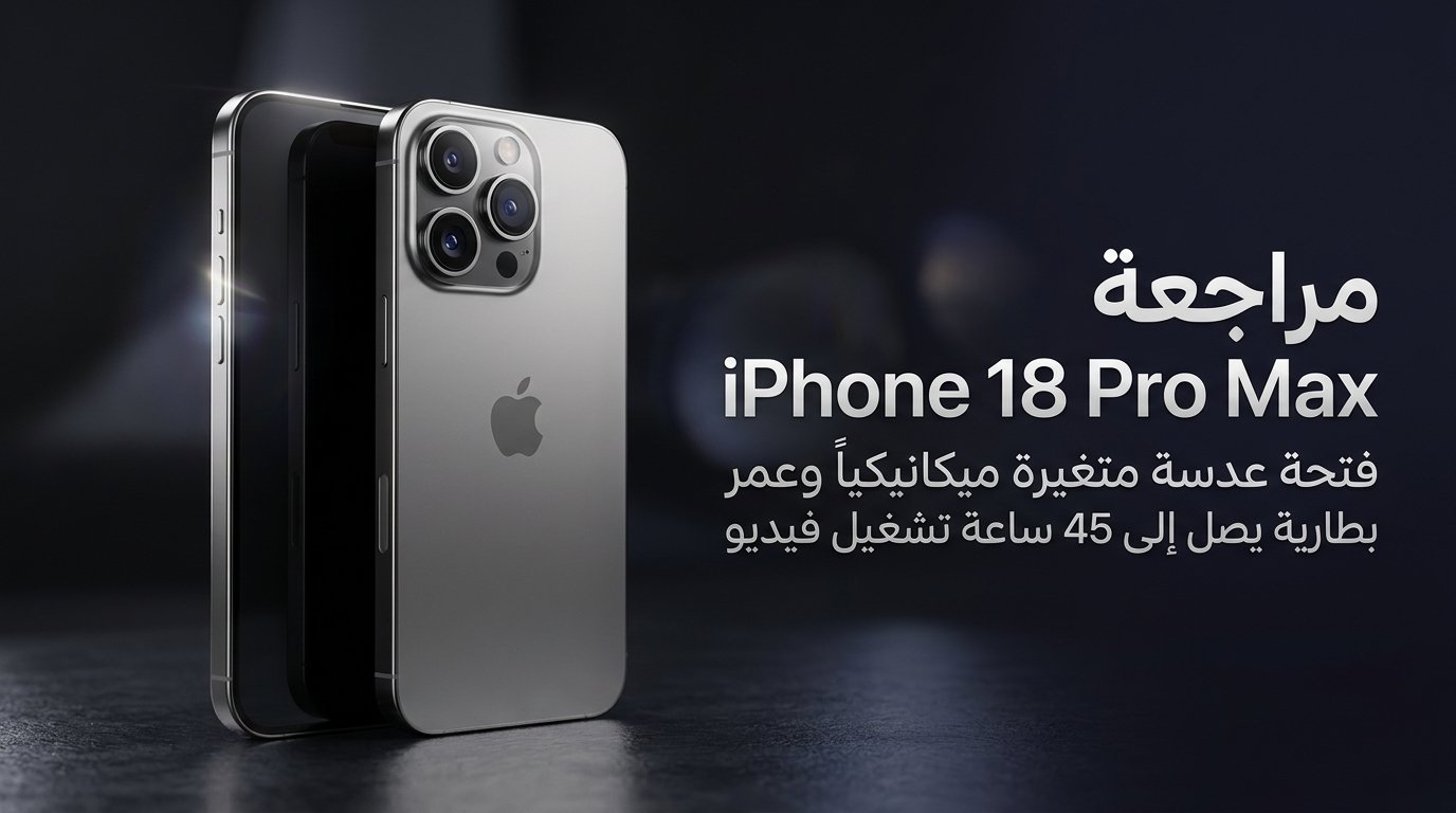 مراجعة iPhone 18 Pro Max: ثورة الكاميرا والبطارية