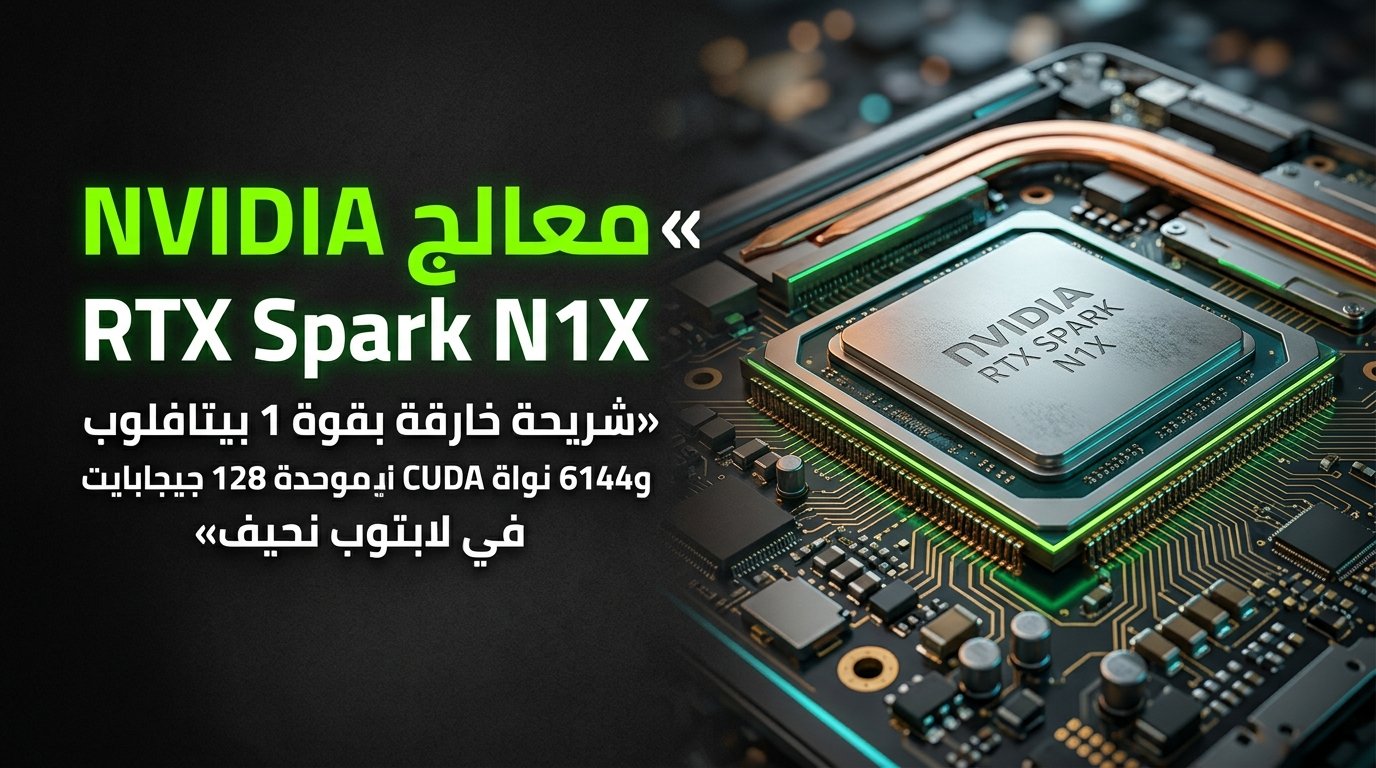 معالج NVIDIA RTX Spark N1X: ثورة حواسيب الذكاء الاصطناعي