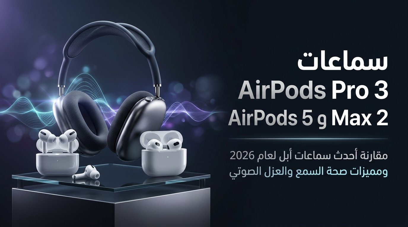 سماعات AirPods Pro 3 وAirPods 5 وMax 2: دليل الشراء