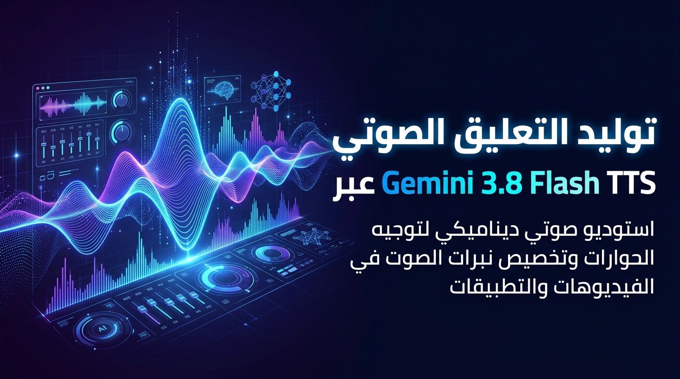 توليد التعليق الصوتي عبر Gemini 3.8 Flash TTS: دليل شامل