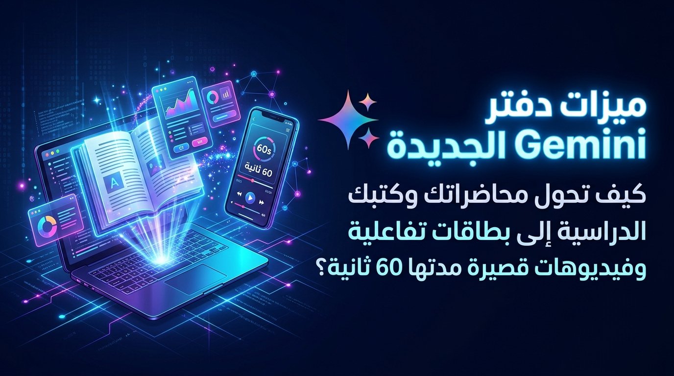 مميزات Gemini Notebook الجديدة: ملخصات فيديو بـ 80 لغة
