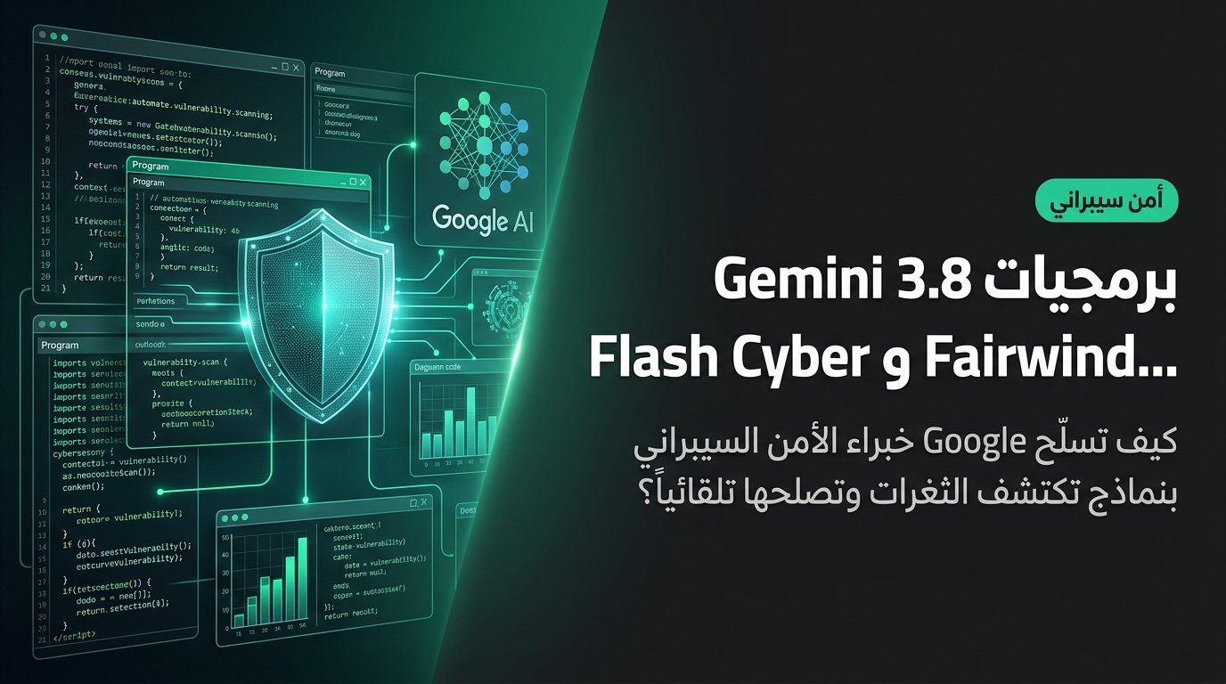 نموذج Gemini 3.8 Flash Cyber وبرنامج Fairwind للدفاع السيبراني