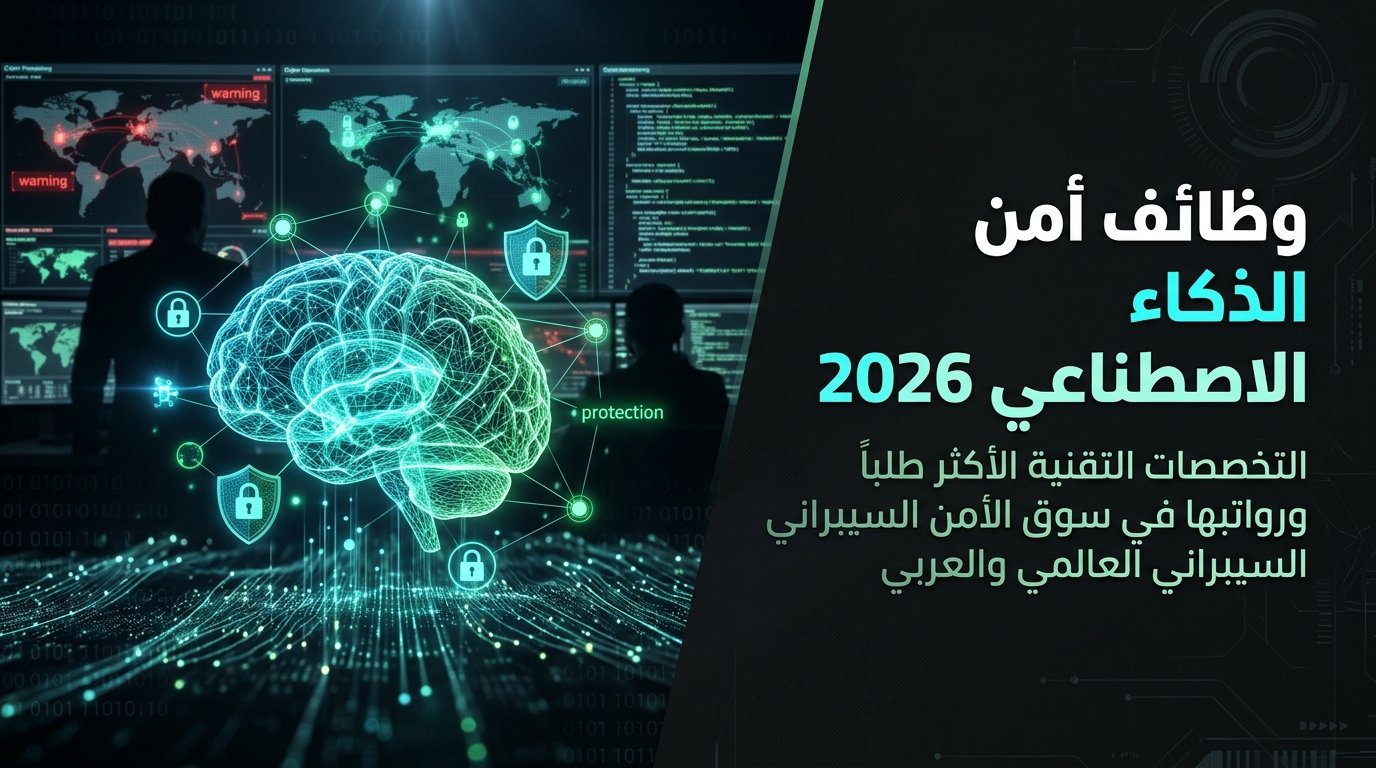 وظائف أمن الذكاء الاصطناعي 2026: مهارات AI Red-Teaming وSOC
