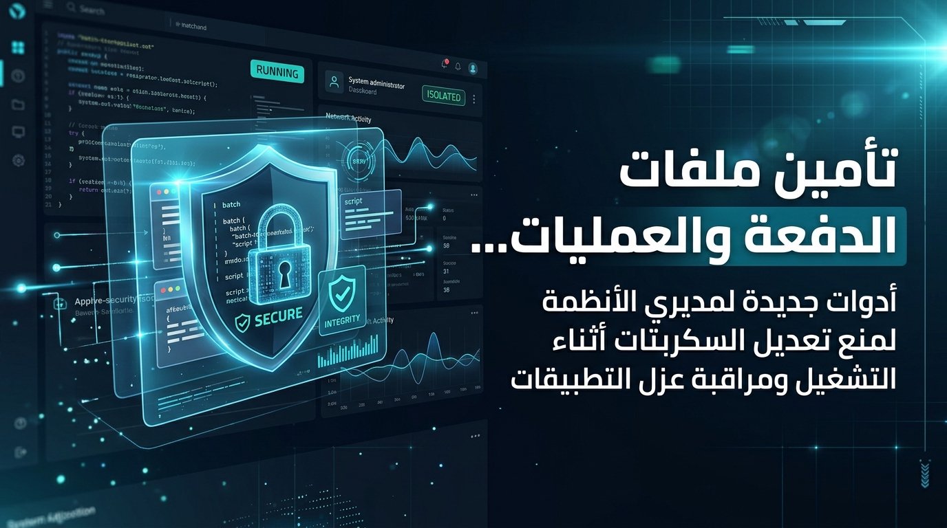 تأمين ملفات الدفعات (Batch Files) وعمليات AppContainer في ويندوز 11