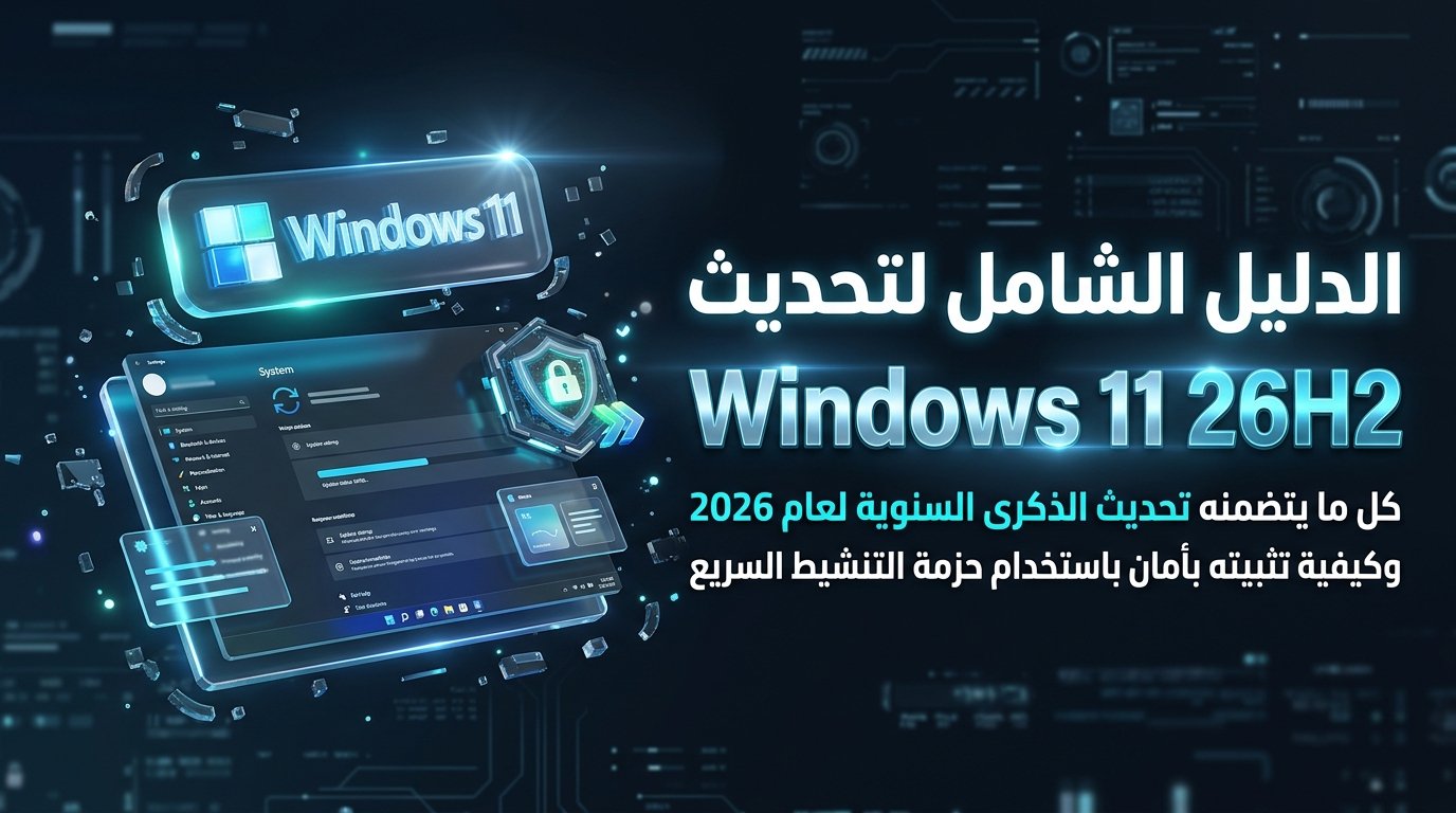 دليل تحديث Windows 11 26H2 الشامل: المميزات وطريقة الترقية