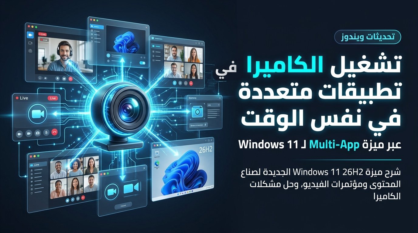 تشغيل الكاميرا في أكثر من برنامج معاً عبر Multi-App Camera
