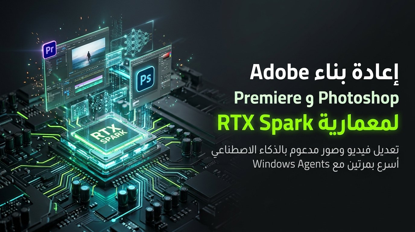 إعادة بناء Adobe Premiere وPhotoshop لمعمارية RTX Spark