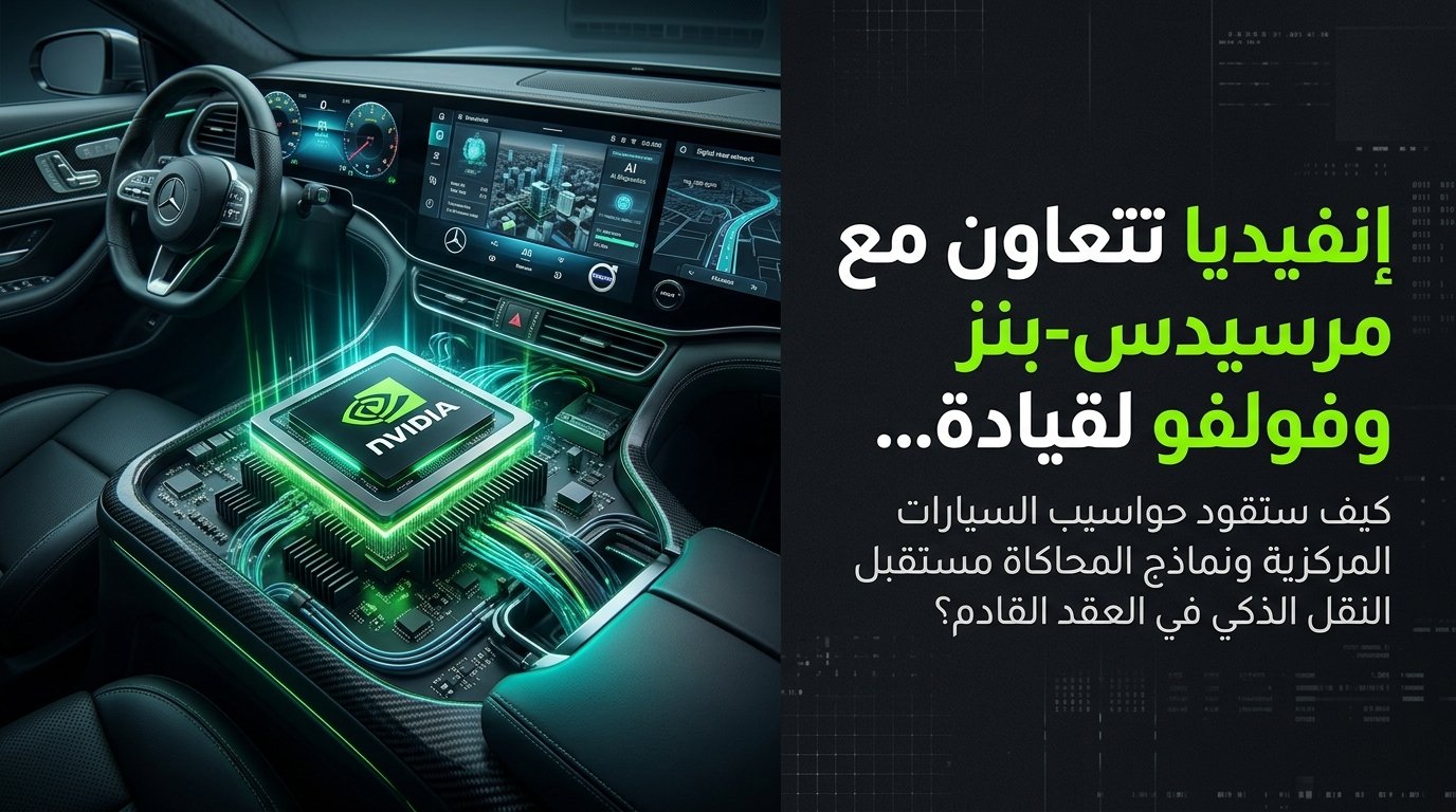 شراكة NVIDIA مع Mercedes-Benz وVolvo للقيادة الذاتية الآمنة