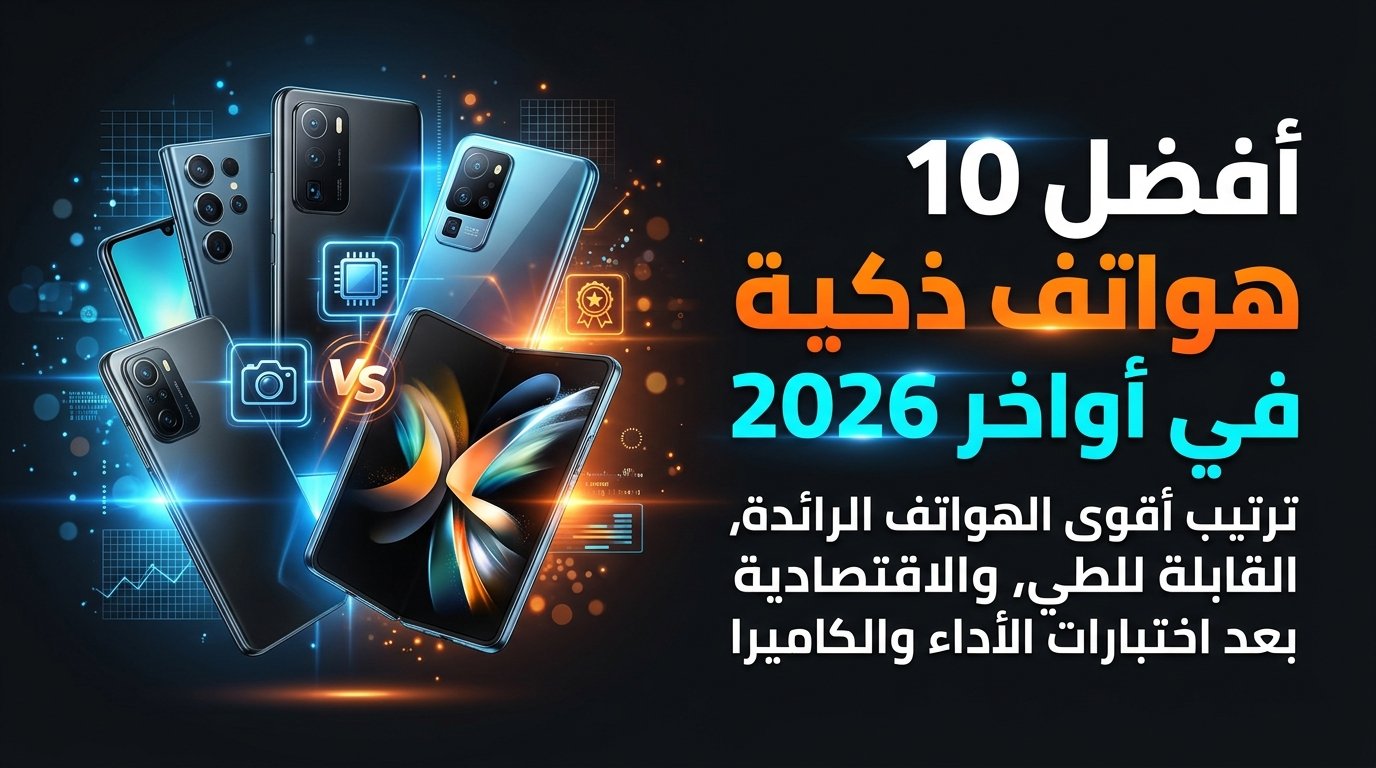 أفضل 10 هواتف ذكية في أواخر 2026: مقارنة شاملة