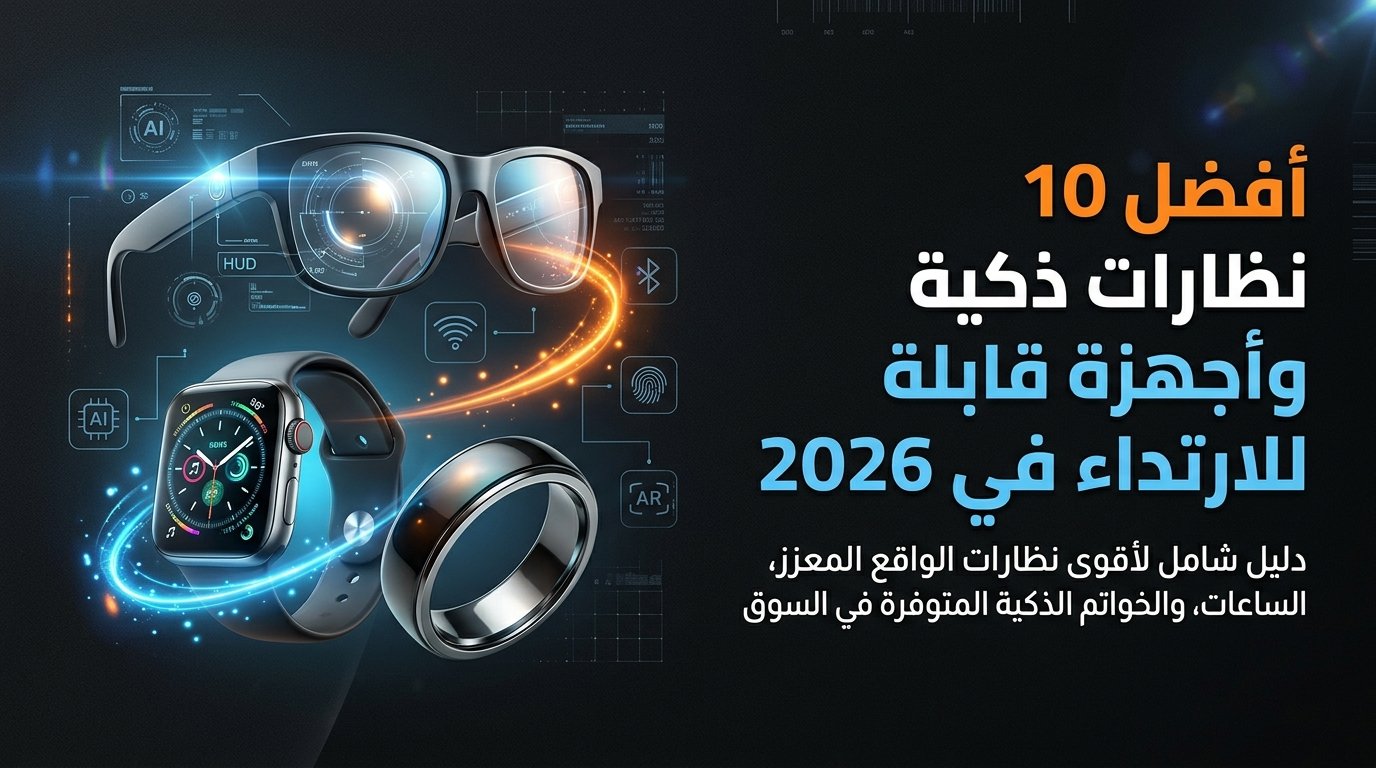 أفضل 10 نظارات ذكية وأجهزة قابلة للارتداء في عام 2026