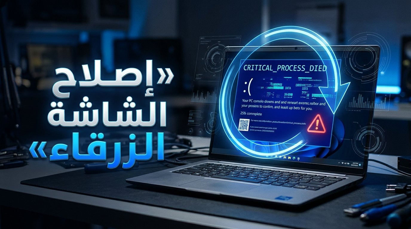 حل مشكلة الشاشة الزرقاء CRITICAL_PROCESS_DIED في ويندوز 11 و10