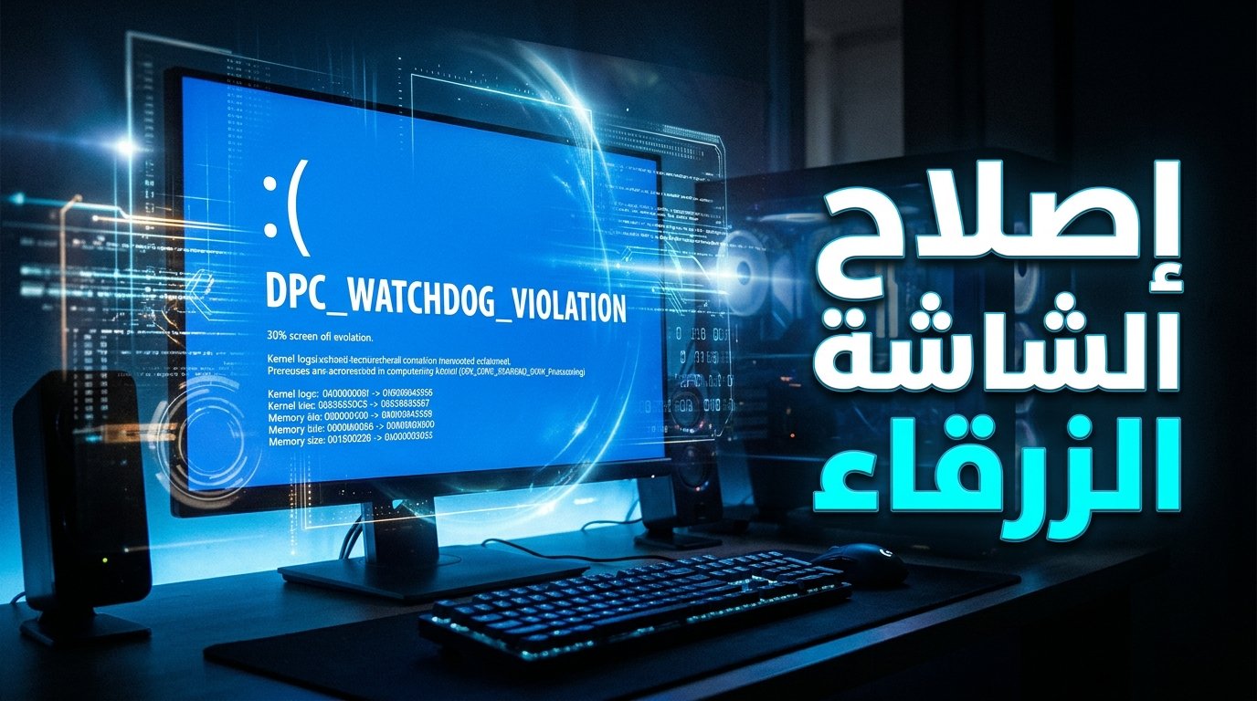 حل مشكلة الشاشة الزرقاء DPC_WATCHDOG_VIOLATION في الويندوز