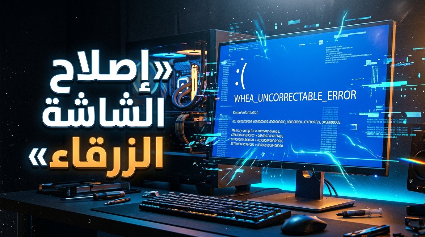 حل مشكلة الشاشة الزرقاء WHEA_UNCORRECTABLE_ERROR في ويندوز