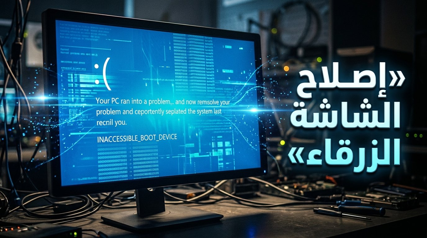 حل مشكلة الشاشة الزرقاء INACCESSIBLE_BOOT_DEVICE عند الإقلاع