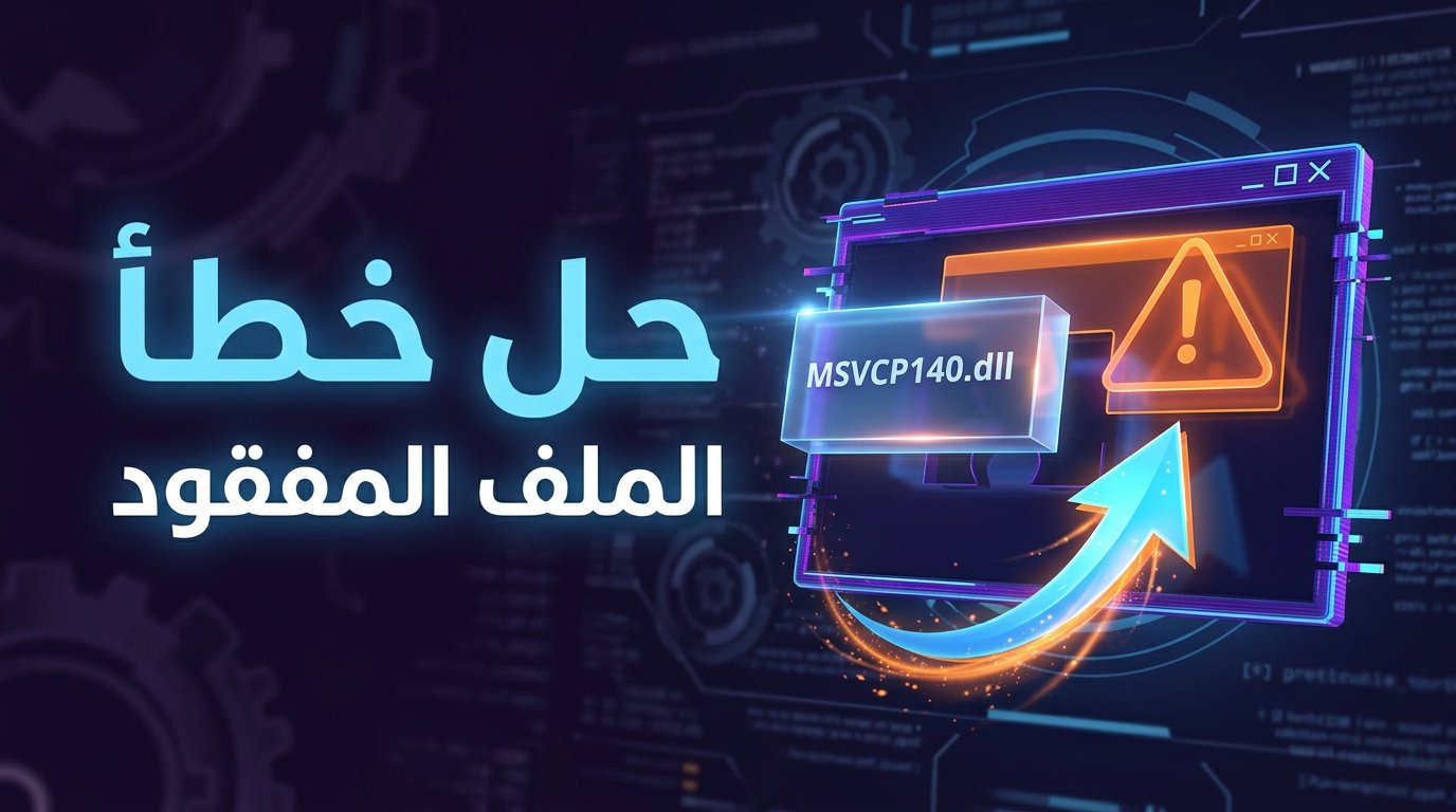 حل مشكلة فقدان ملف msvcp140.dll في ويندوز 11 و10 بطريقة آمنة