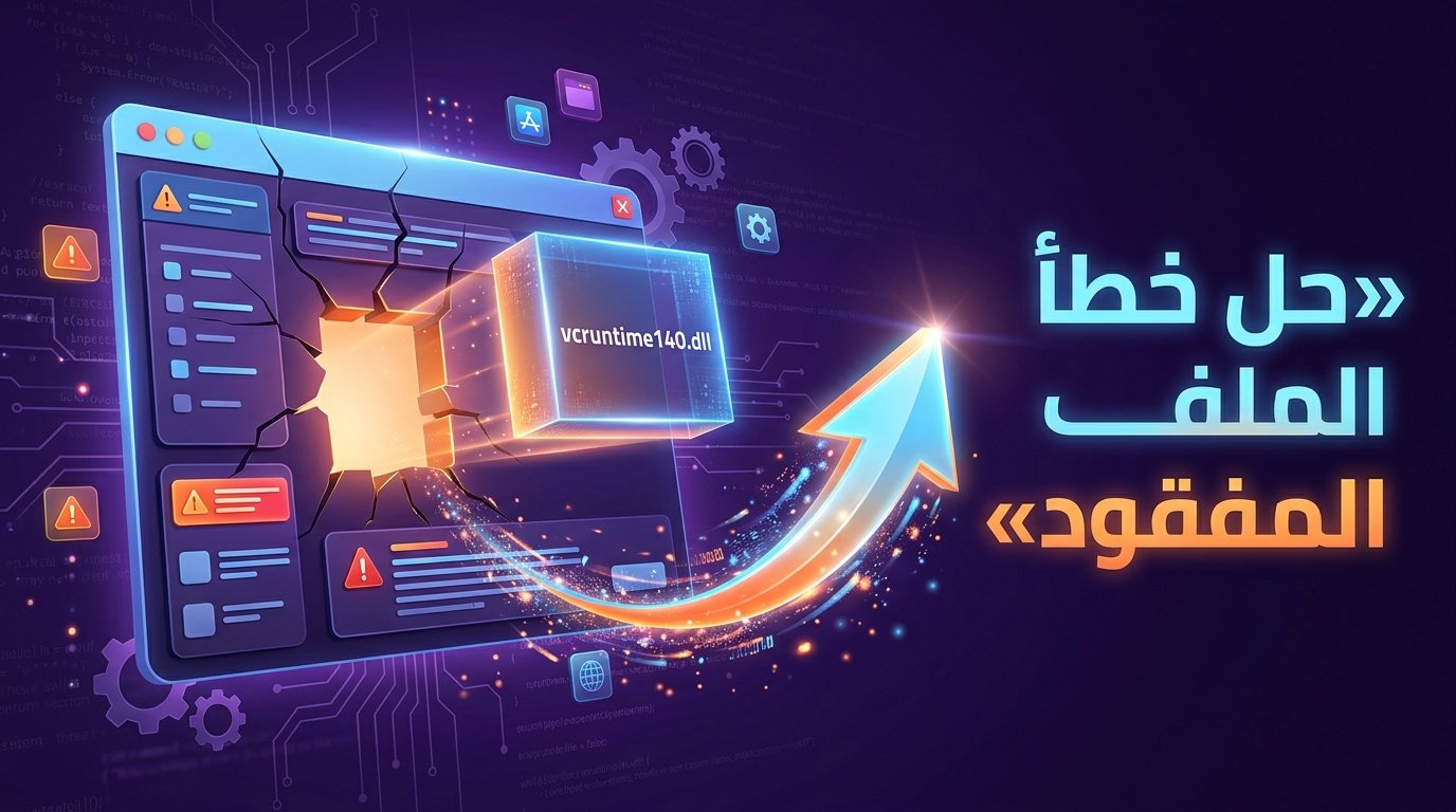 طريقة إصلاح خطأ vcruntime140.dll المفقود في جميع نسخ ويندوز