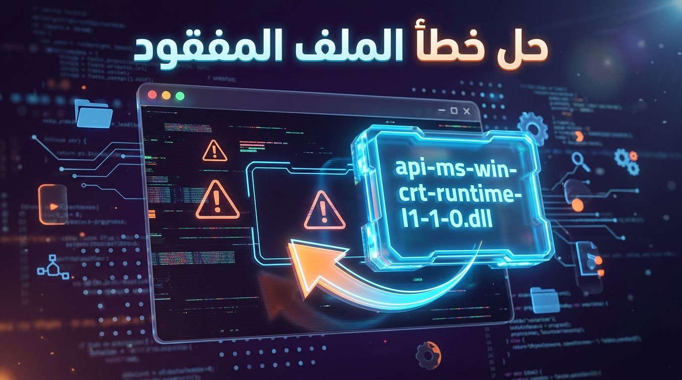 حل مشكلة api-ms-win-crt-runtime-l1-1-0.dll في ويندوز 7 و10 و11