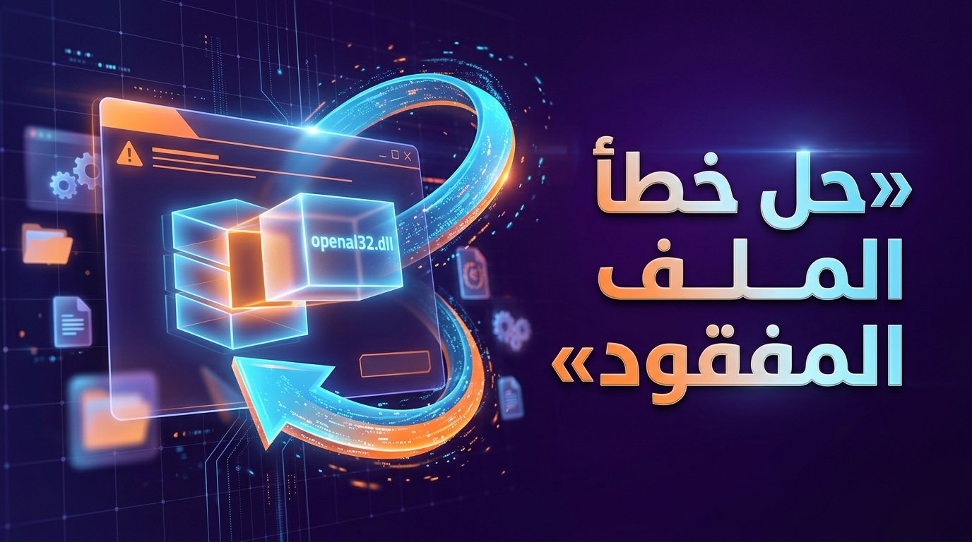 طريقة حل مشكلة ملف openal32.dll المفقود في الألعاب