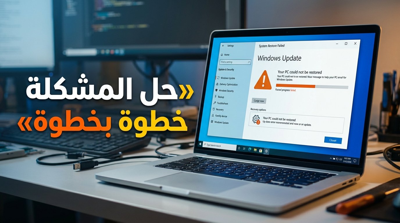 حل مشكلة فشل استعادة النظام System Restore والخطأ 0x80070091