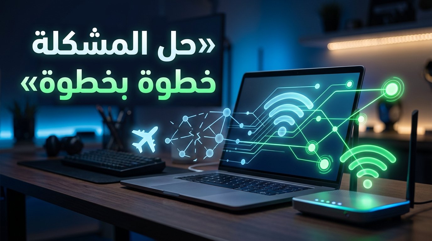 حل مشكلة تعليق وضع الطيران Airplane Mode وعدم القدرة على إغلاقه