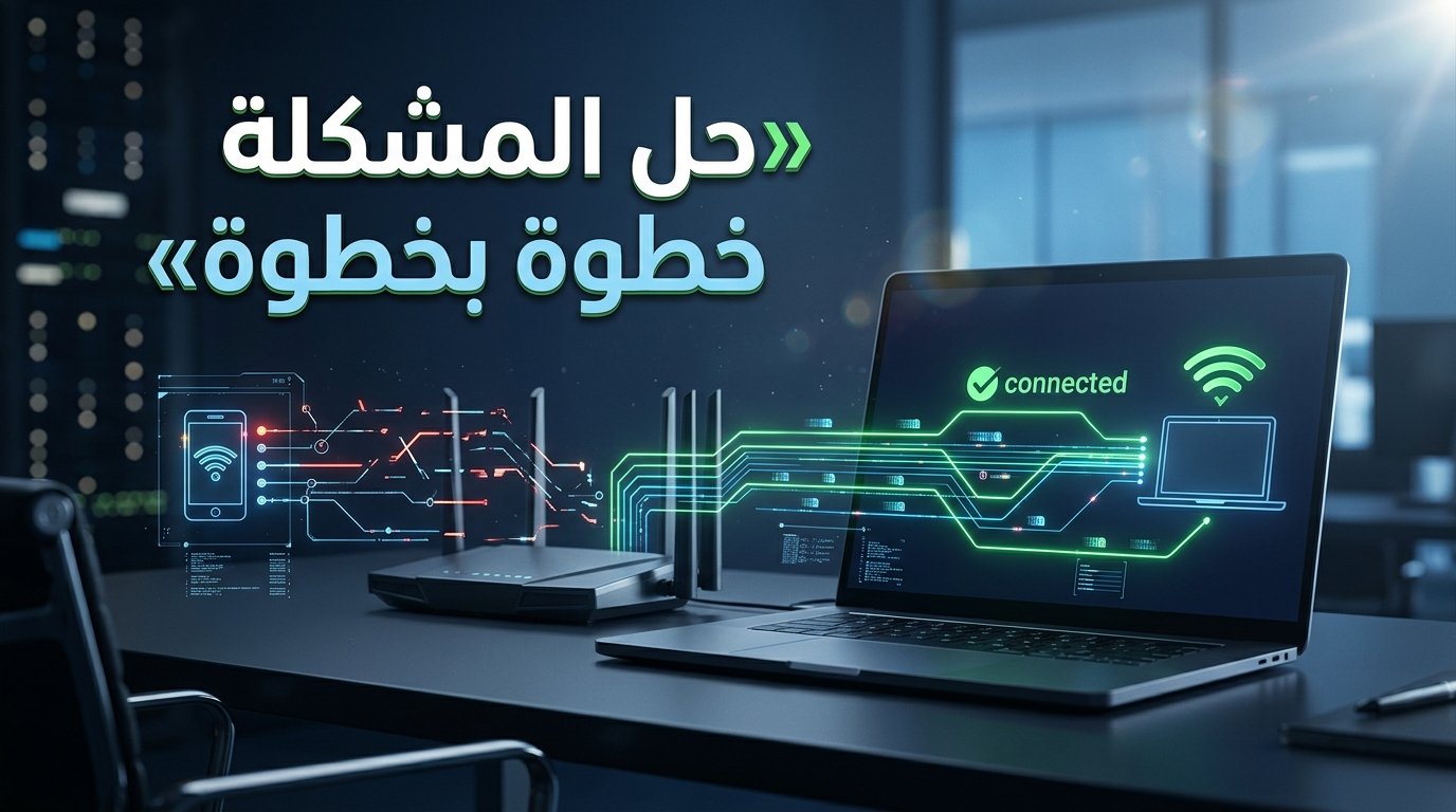 حل مشكلة We can't set up mobile hotspot وعدم عمل نقطة الاتصال في ويندوز