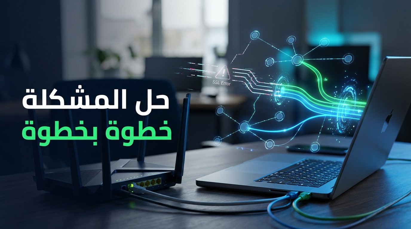 حل مشكلة ERR_SSL_PROTOCOL_ERROR وخطأ الشهادات الأمنية في المتصفح