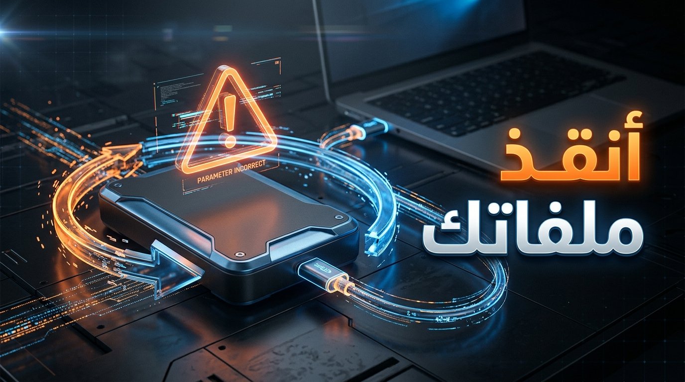 حل مشكلة Drive is not accessible The parameter is incorrect في الهارد