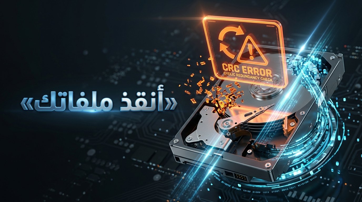 حل مشكلة Data error cyclic redundancy check عند نسخ الملفات أو فتح الهارد