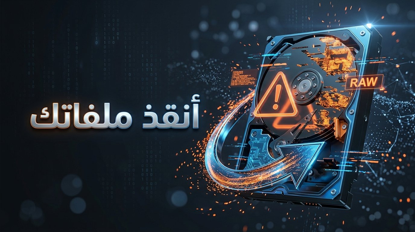 حل مشكلة تحول الهارد أو الفلاشة إلى RAW وطلب الفورمات في ويندوز