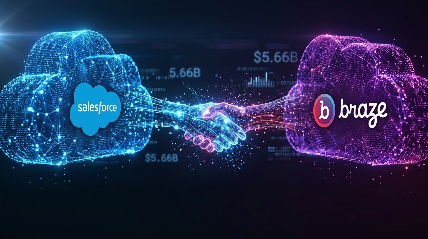سيلزفورس تستحوذ على شركة التسويق الذكي Braze في صفقة كبرى بقيمة 5.66 مليار دولار
