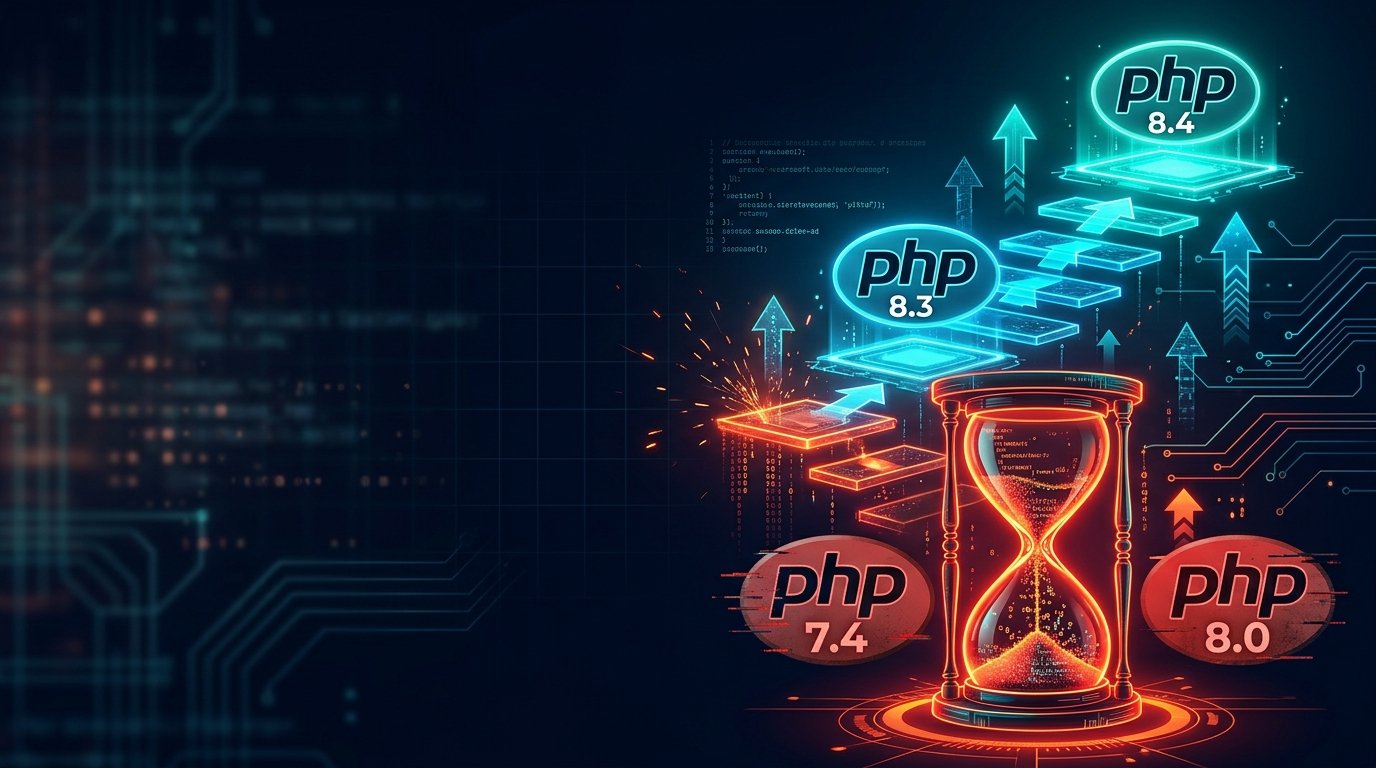 مخاطر بقاء مواقع PHP على الإصدارات 7.4 و8.0 المنتهية الصلاحية في عام 2026