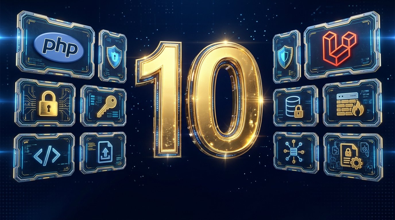 توب 10 ممارسات أمنية إلزامية لكل مطور ويب يعمل بلغة PHP في 2026