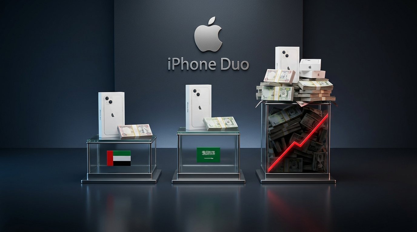مقارنة أسعار وتوافر هاتف iPhone Duo في الإمارات والسعودية والأسواق العالمية