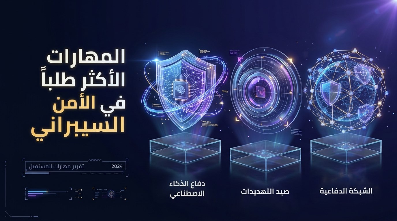 مهارات الأمن السيبراني الأكثر طلباً في 2026: كيف تضاعف دخلك كمهندس حماية؟