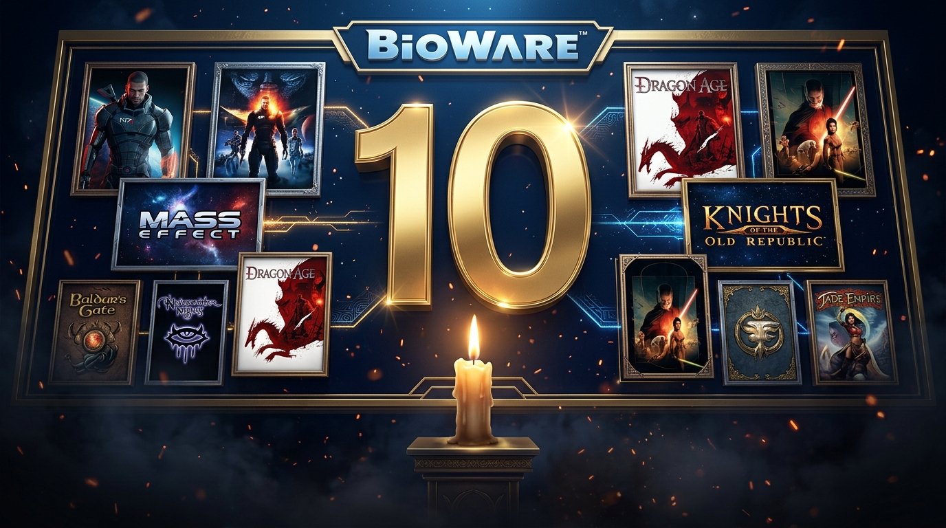 توب 10 ألعاب خالدة قدمها استوديو BioWare قبل إغلاقه الرسمي في أكتوبر 2026