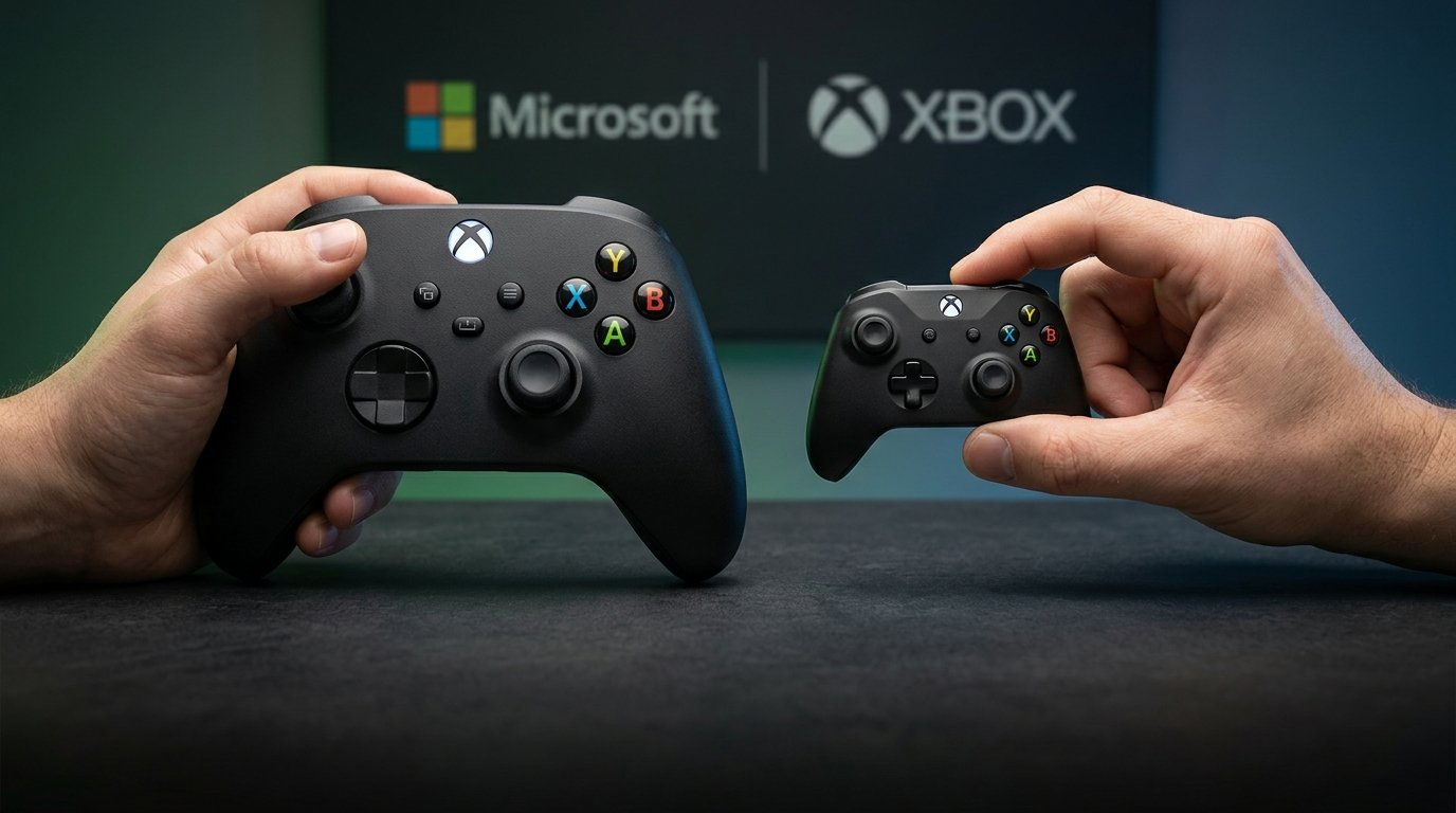 مراجعة شاملة لمواصفات ذراع التحكم Xbox Nano Controller ومقارنته بالذراع القياسي