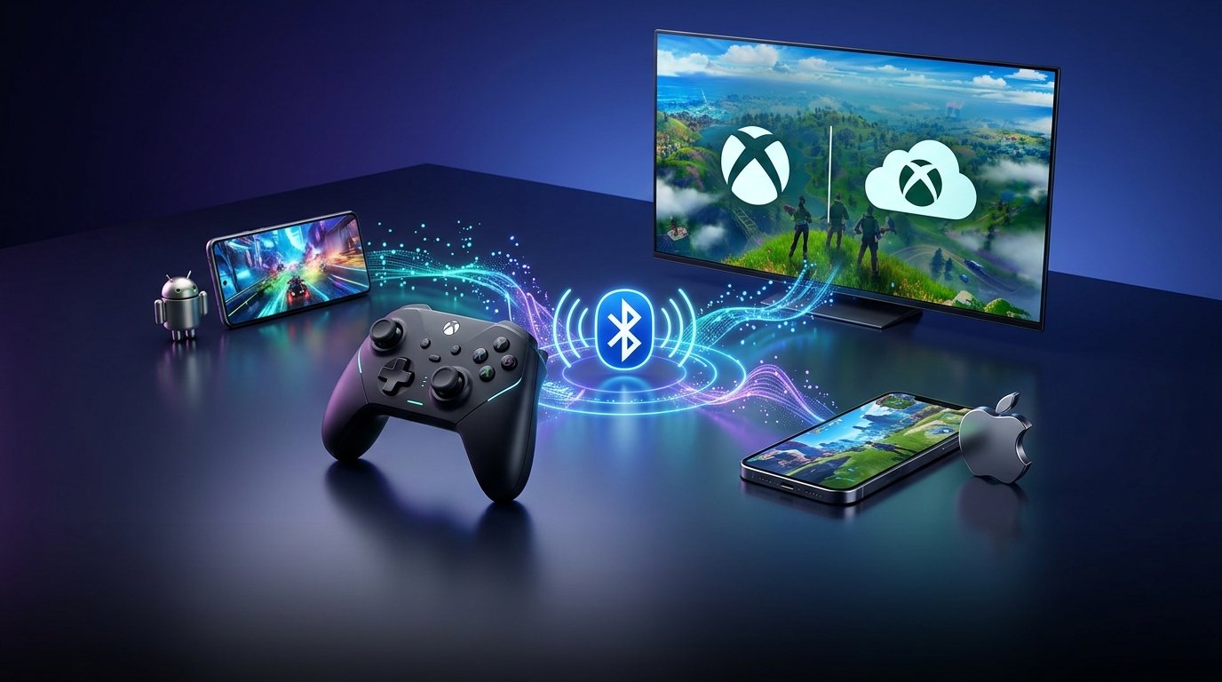 كيف تربط ذراع Xbox Nano Controller بهواتف آيفون وأندرويد وأجهزة التلفزيون الذكي؟