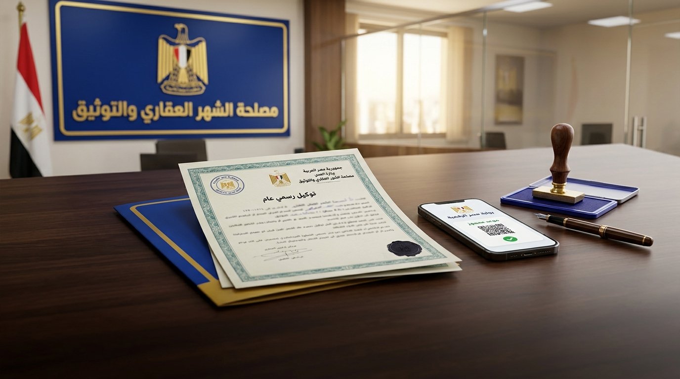 خدمات التوثيق والشهر العقاري على بوابة مصر الرقمية 2026: حجز موعد وتحرير توكيل