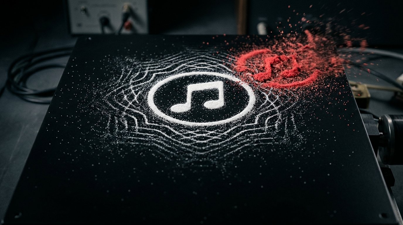 Apple Music Debuts Sound-Sculpted Monochrome Logo and Sonic Identity Across Global Platforms