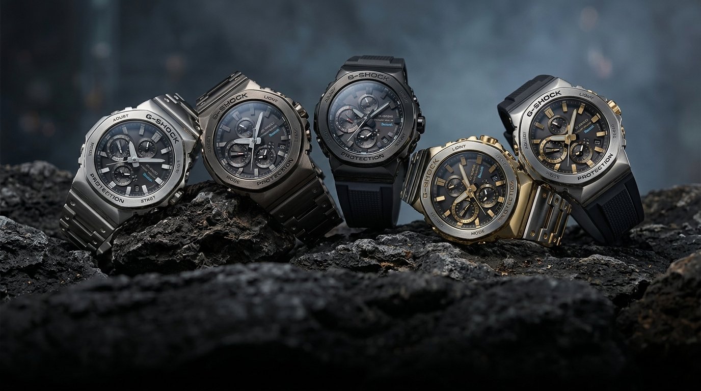 Casio G-Shock GMC-2500 Series Review: 5 New Tough Solar Metal-Bezel Chronographs Launch Oct 23
