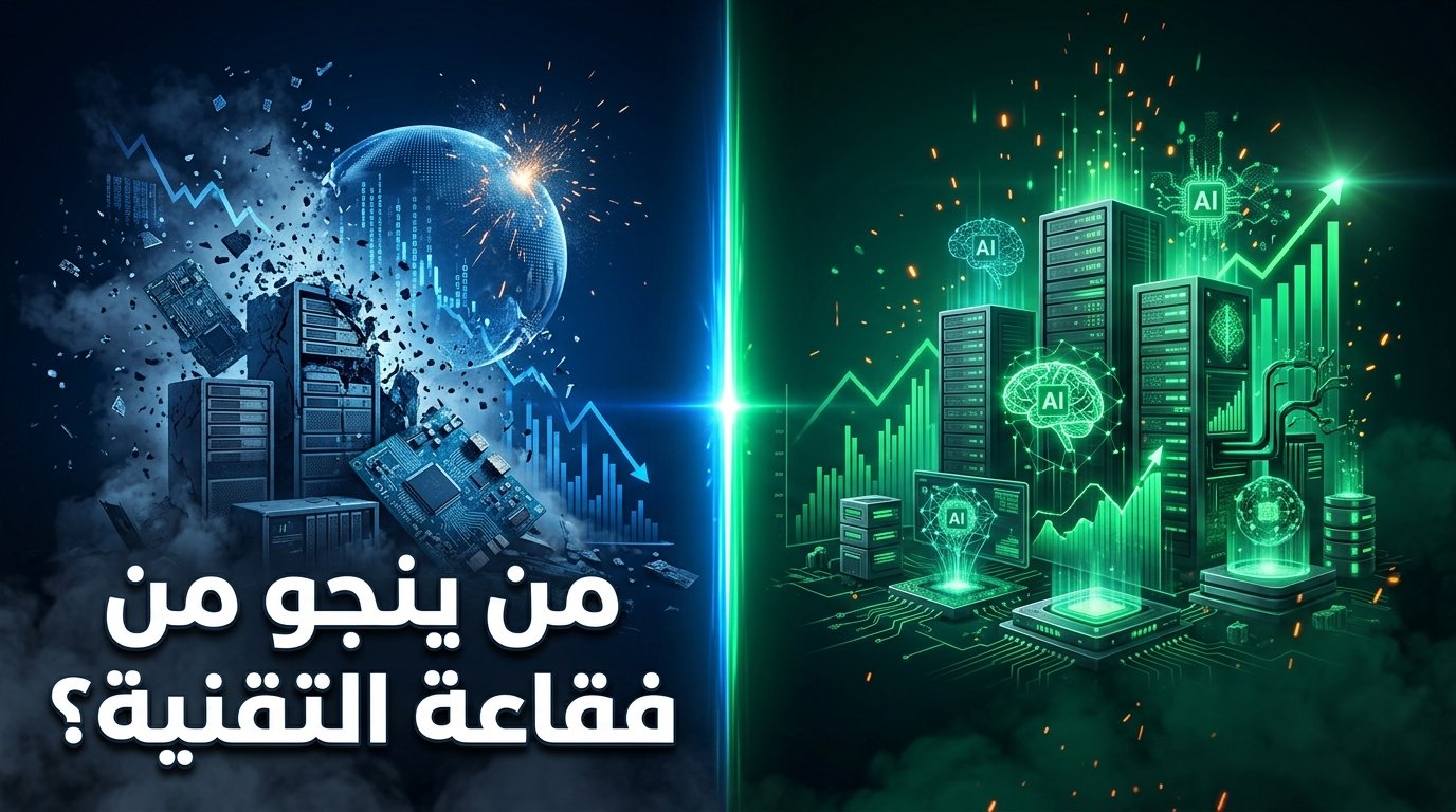 انقسام سوق التكنولوجيا في 2026: من ينجو ومن يختفي بعد تصحيح الفقاعة؟