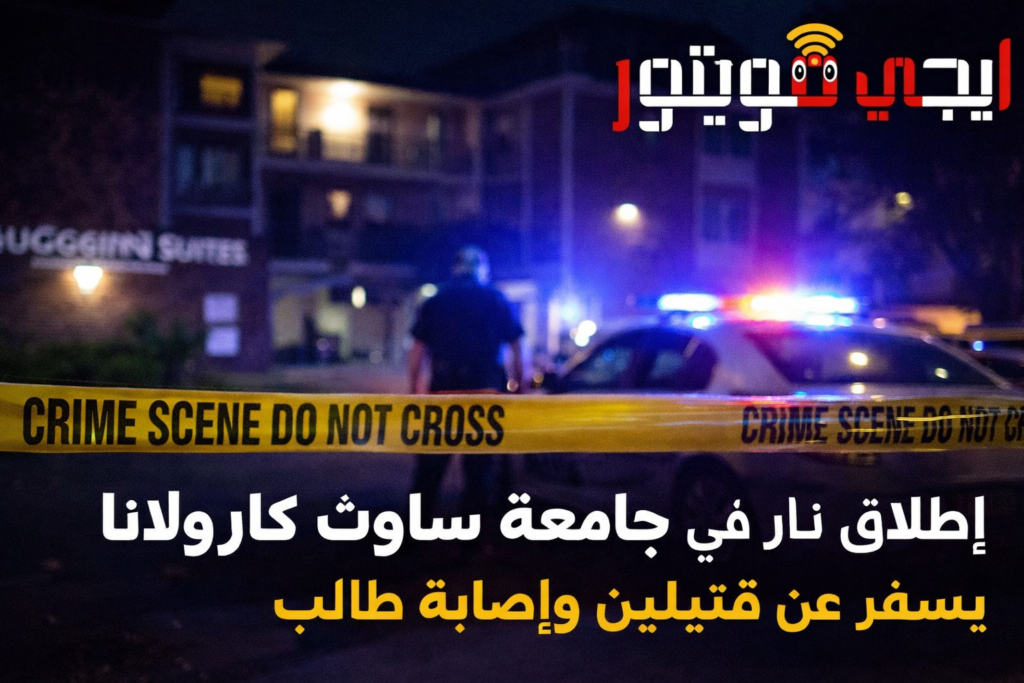 إطلاق نار في جامعة ولاية ساوث كارولاينا يسفر عن قتيلين وإصابة طالب