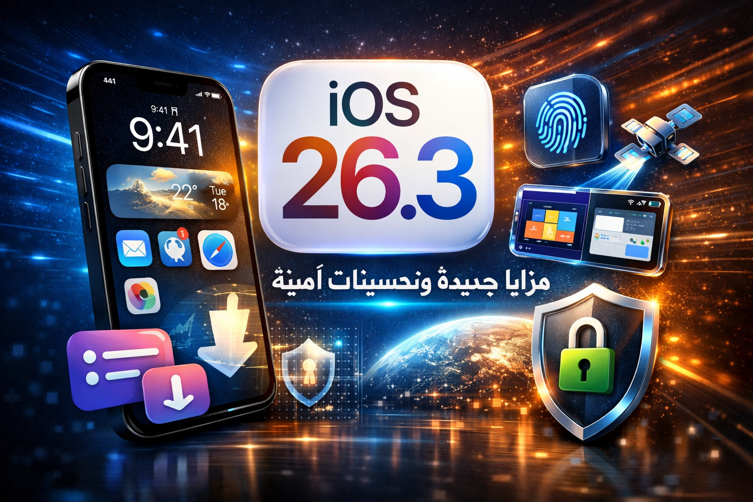 إصلاحات أمنية واسعة في iOS 26.3