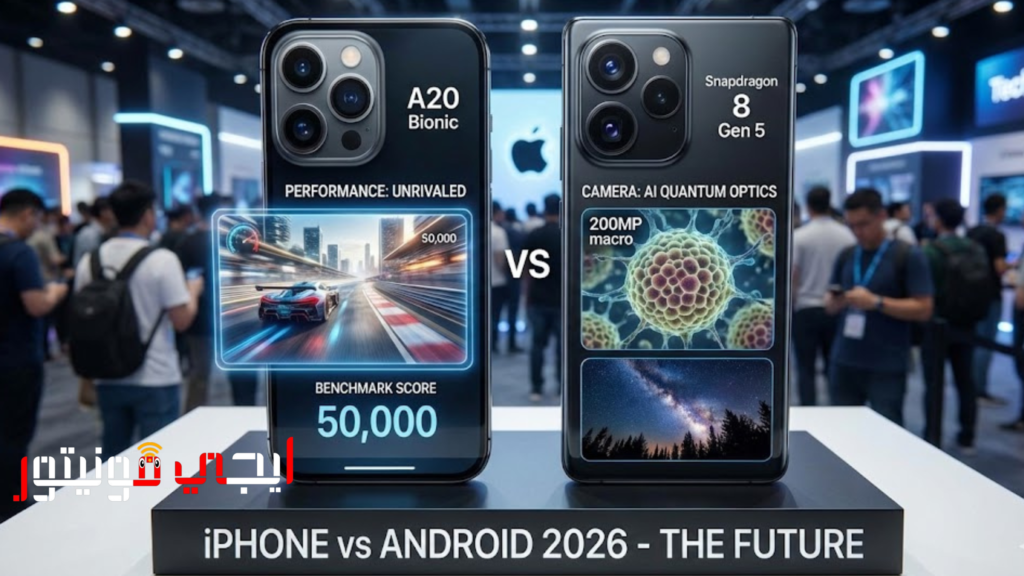 مقارنة بين آيفون وأندرويد في 2026 من حيث الأداء والكاميرا