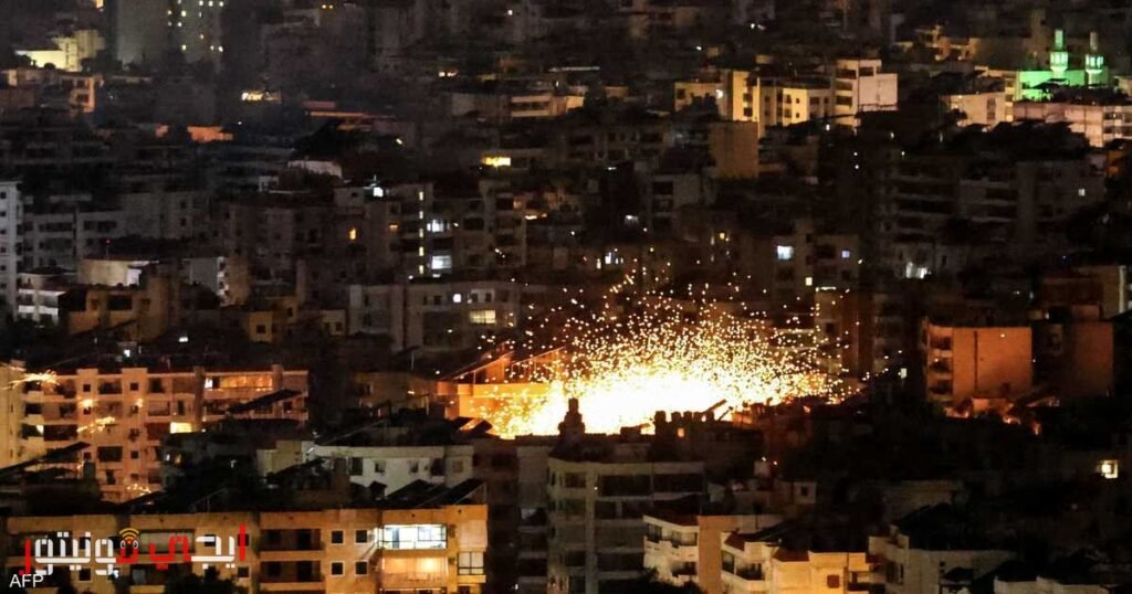 دخان يتصاعد من مباني سكنية في الضاحية الجنوبية لبيروت بعد غارات إسرائيلية