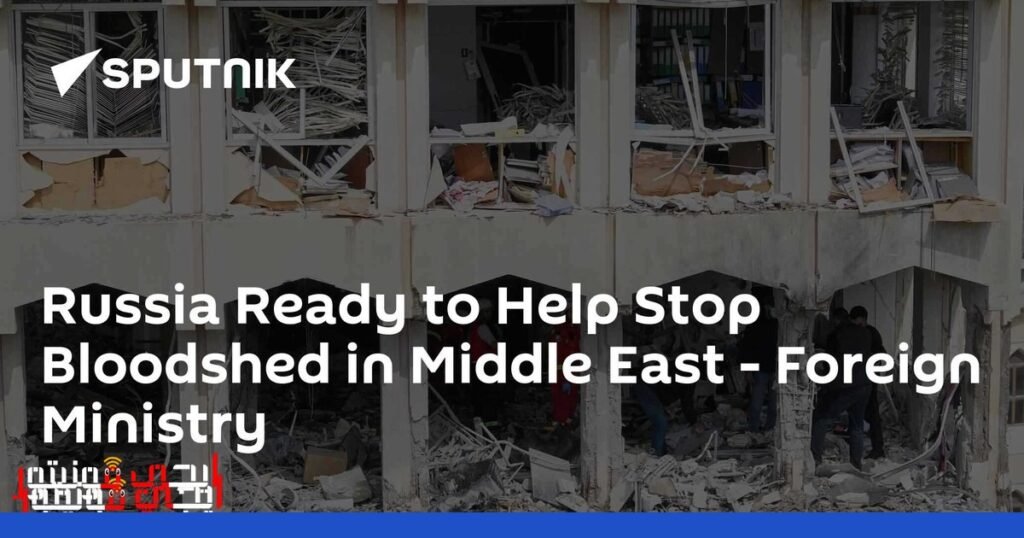 روسيا تطرح مبادرة لوقف الدماء في الشرق الأوسط صورة: الشرق الأوسط